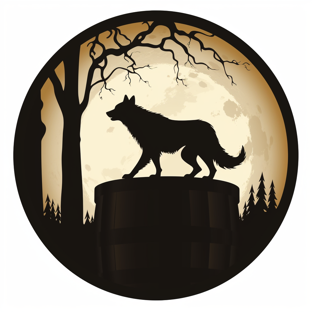 silhouette-of-a-black-wolf-by-one-grapich-on-dribbble