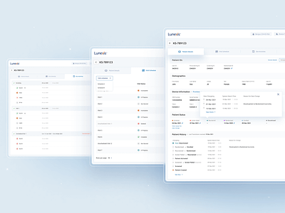 Clinical Ink | Empowering Quick Data Scanning clinical trials lift agency patient info product design tables ui