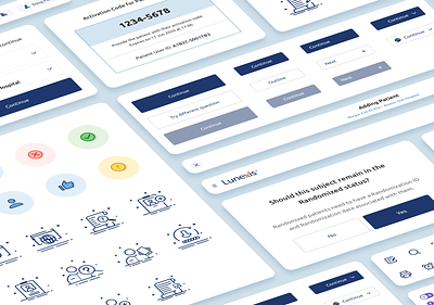 Clinical Ink | Design system for clinical trials design system icons