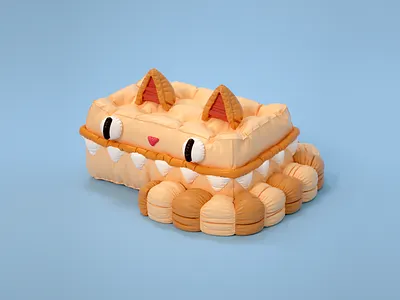 Catony 3d cgi character inflatable marvelous designer rubber sewed toy