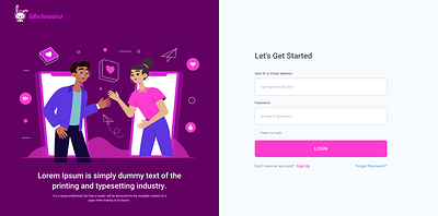 Likebunnies Website Design design illustration typography ui ux