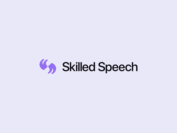 SkilledSpeech | Logo Concept #2 by Petar Nikoloski | pnp.dsgn on Dribbble