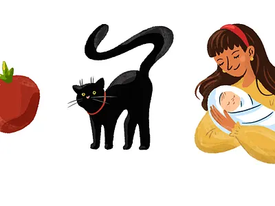 + book design funny illustration web