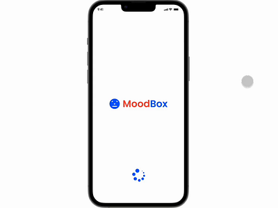 MoodBox Splash Screen animation design motion graphics ui visual design wealth4us