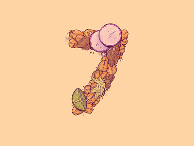 36 Days of Type: 7 / Pozole 36 days of type 7 art drawing food illustration logo mexican mexican food mexico pozole
