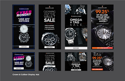 Display Advertising Design - Marketing branding design graphic design typography vector
