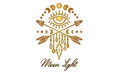 Moonlight sacred geometry branding design graphic design illustration logo typography vector