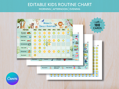 Kids Routine Chart kids routine chart