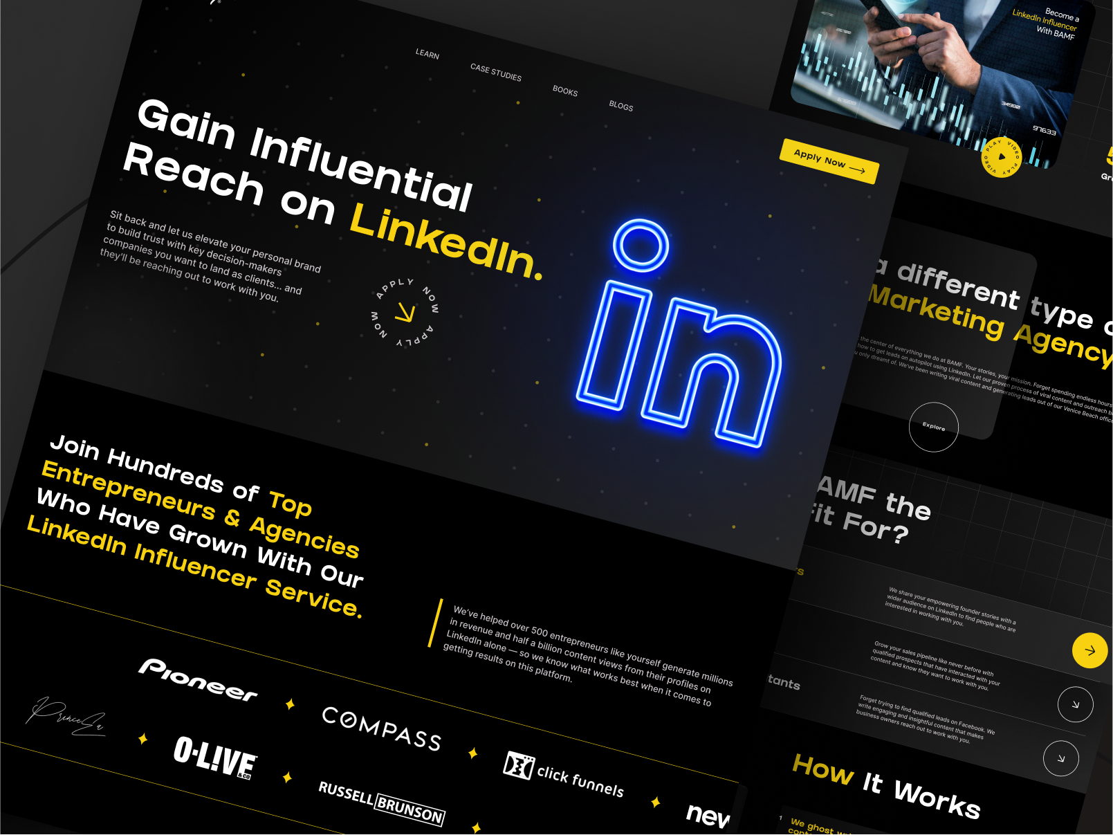 Example of Website UX/UI Design