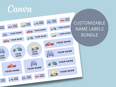 Kids Name Labels Bundle kids name labels name labels