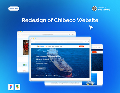 Redesign of Chibeco Website oil and gas ui uiux design web design