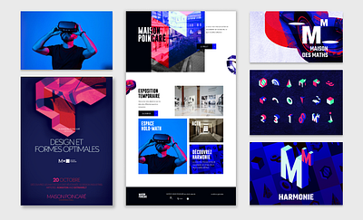 Branding Maison Poincaré branding colors graphic design logo persecpective photography typography vector