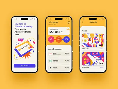 Mobile Banking - App Design app bank banking app design e wallet finance m banking mobile mobile app mobile banking mobile design payment ui uiux user interface