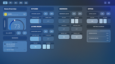 Smart Home Dashboard app dashboard graphic design ui ux