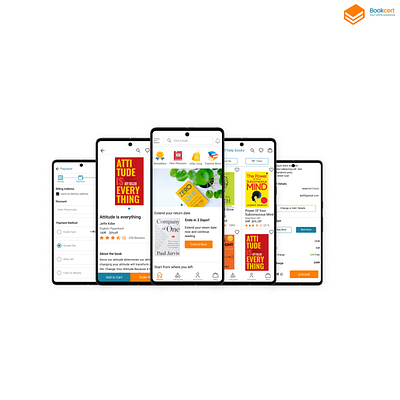 the Ultimate App for Local Bookstores 📚📱👨‍💻 android app appdesign books bookstore branding design figma googleuxdesign interaction logo product typography ui uiux ux