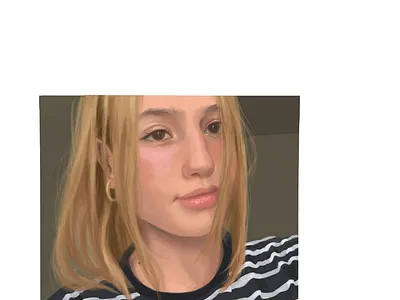 Portrait commission drawing illustration