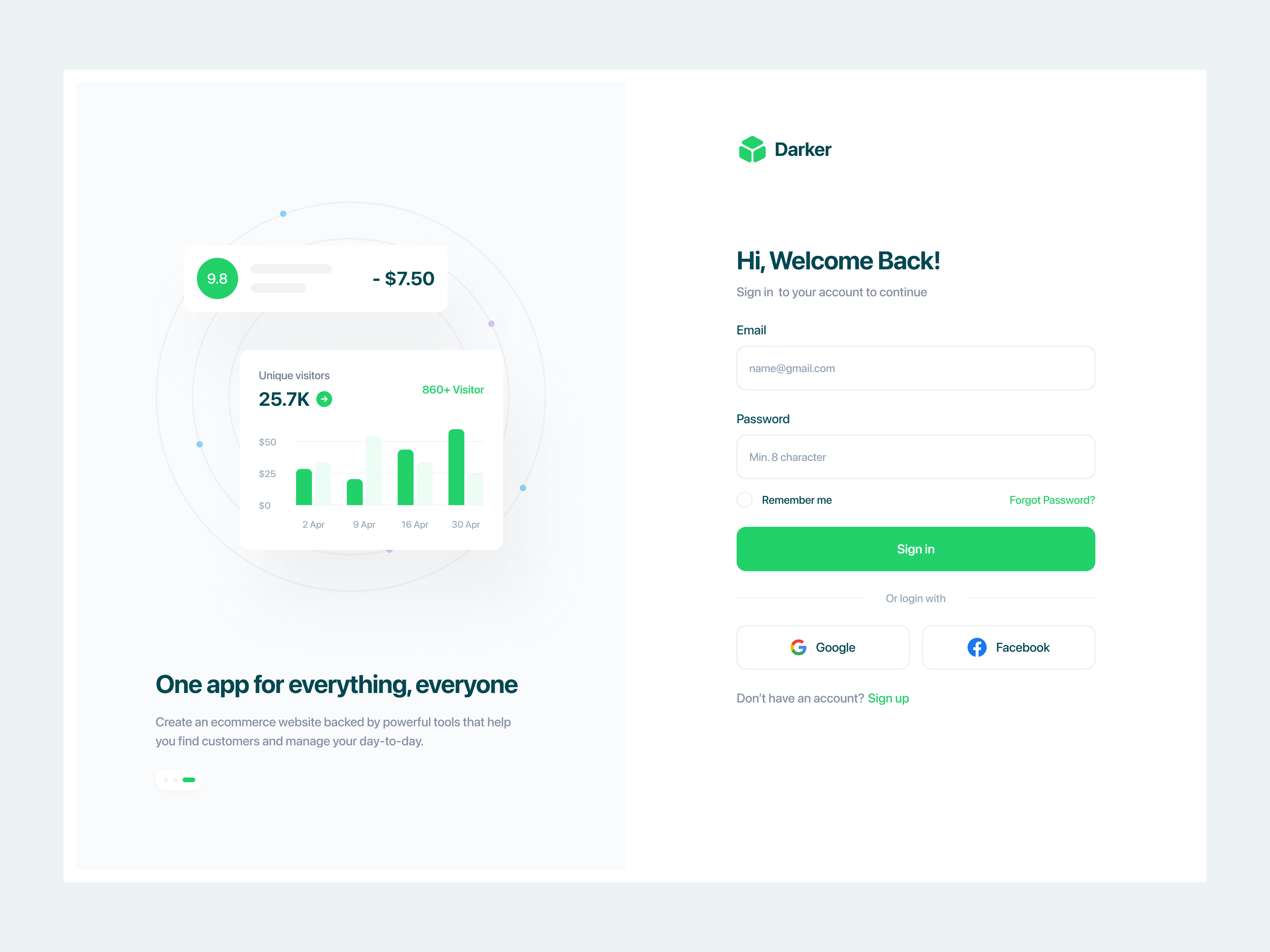 Darker - Finance dashboard autintification banking app banking dashboard dashboard dashboard design dashboard ui design finance finance app finance dashboard finance dashboard design finance dashboard ui finance web app finance web platform login sign in sign up ui ui design web app