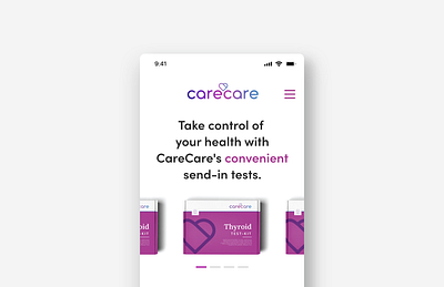 CareCare blue branding design digital design graphic design mobile mobile experience mobile first mobile layout pale yellow purple typography ui ux