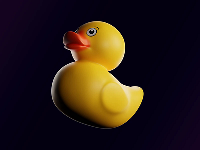 Duck Power! 3d animation black blender cg cgi design duck tgif