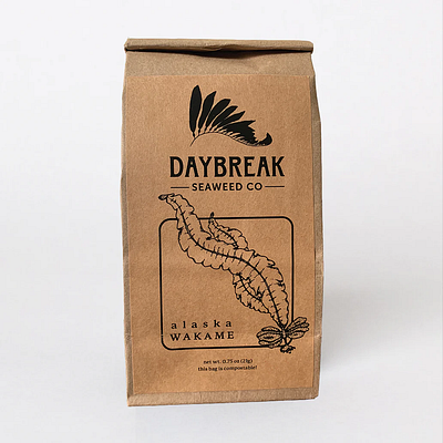Daybreak Seaweed Co. Package Illustrations branding design graphic design illustration package package design packaging typography vector