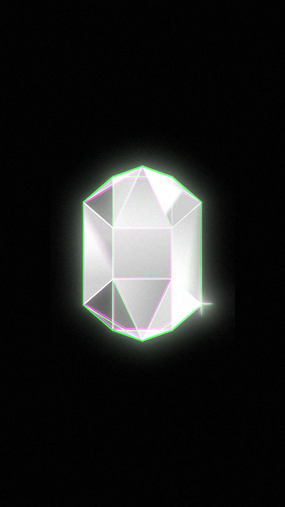 Fake 3d diamond 3d animation branding graphic design logo motion graphics ui