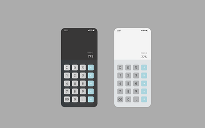 Calculator #4 Design Challenge beginner blackandwhite calculator challenge creativity dailyui design figma productdesign ui ux visual