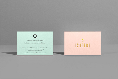 Isodoro - Business Card brand identity branding business card design graphic design logo packaging