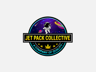 MODERN SPACE CANNABIS LOGO DESIGN logo mylar bag design