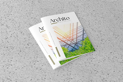 Architecture Portfolio | Indesign Template architect brochure brochure creative edit editable magazine minimal printable