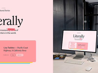 WePresent design interface minimal typography ui website