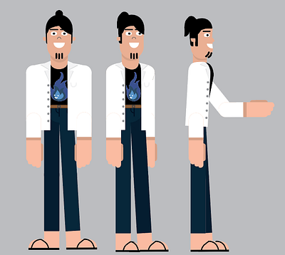 Primeiro teste de vetor de personagem para animação design designdepersonagem graphic design illustration motion graphics vector