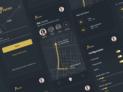 Security App aplicative app design experience interface layout live map mobile security ui user ux