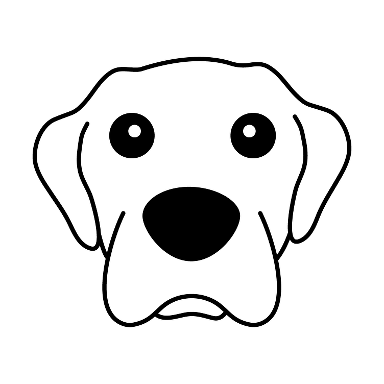 Sherman/Dog Icon by Courtney Wiest on Dribbble