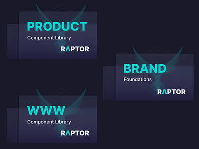 Raptor-UI brand component library design system hawk kaakaww product thumbnail web