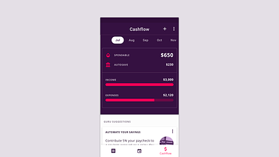 Bills app app banking app budget app cash app cashflow design mobile ui uiux