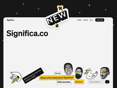 New Significa website animation clean design illustration new significa ui ux web web design website