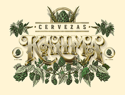 Kalima Brewing Company beer branding design graphic design illustration lettering logo type typography wordmark
