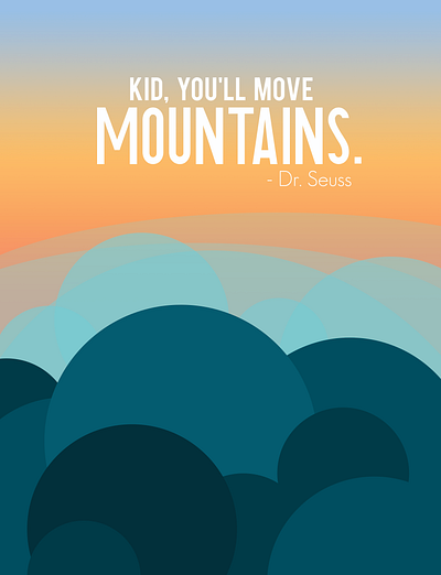 Dr. Seuss Mountains Design