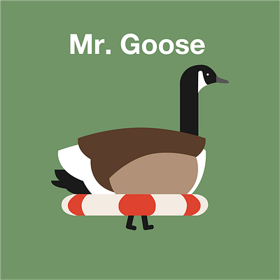 Mr. Goose logo logo