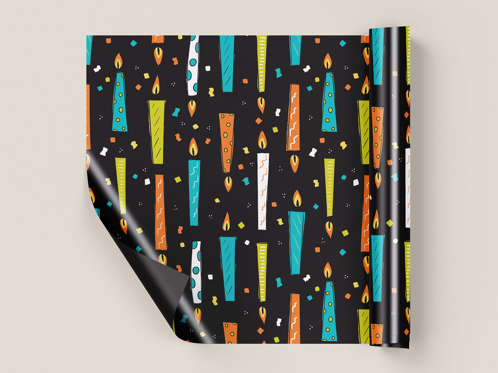 Uniquely Gifted Candle gift wrap by Becky Patterson on Dribbble