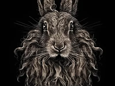 Hairy Hare branding design graphic design illustration logo vector