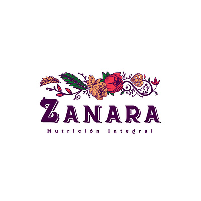 Zanara Identity branding design graphic design illustration lettering logo type typography vector