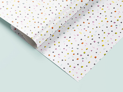 Uniquely Gifted - confetti gift wrap birthday blender pattern burst celebrate celebration colorful pattern confetti gift wrap inclusion neurodiversity pattern pattern design pattern illustration pattern play rainbow seamless seamless repeating pattern sensory tactile wrapping paper