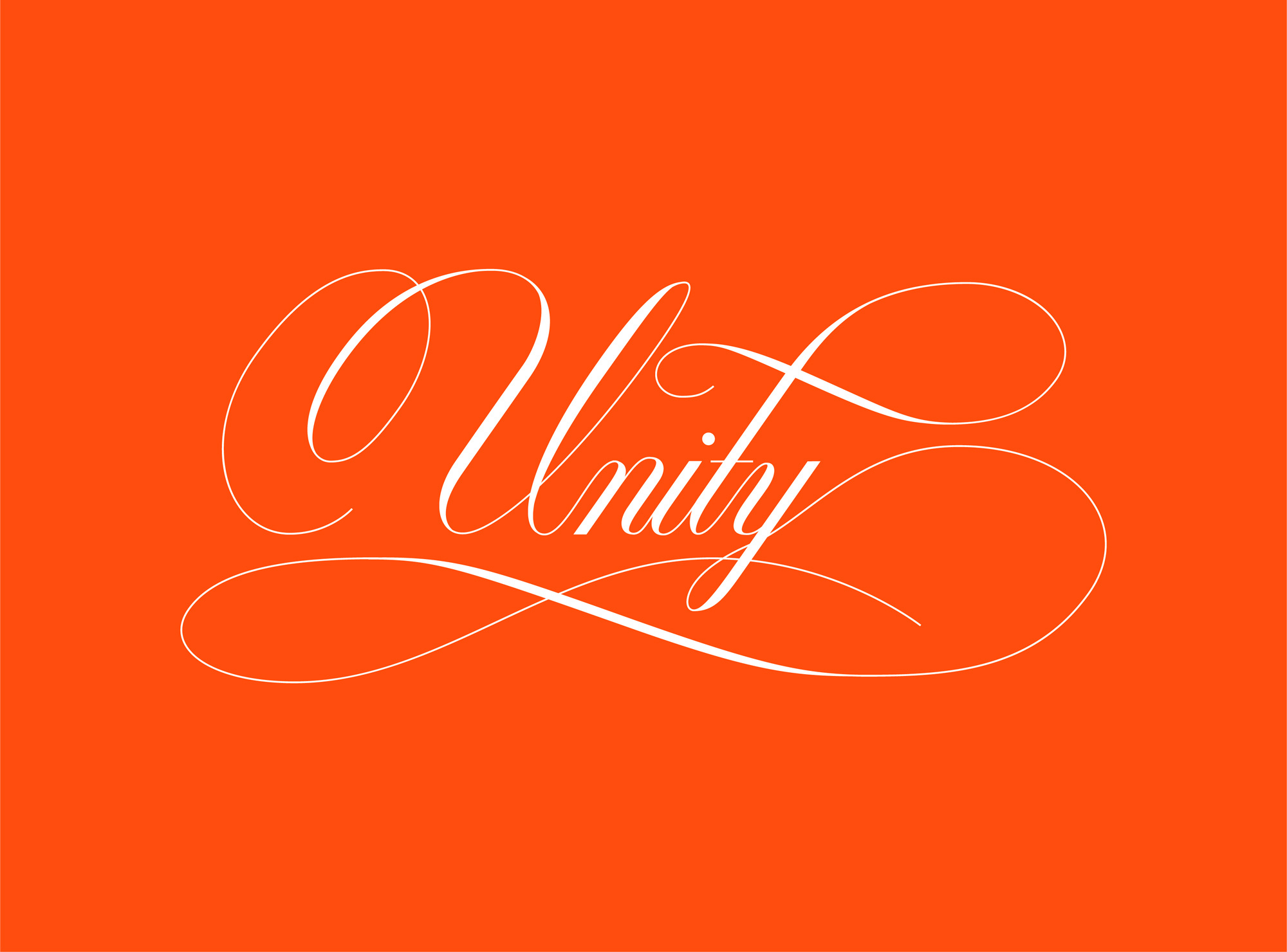 Another holy word design english graphic design lettering script spencerian type typography unity vector