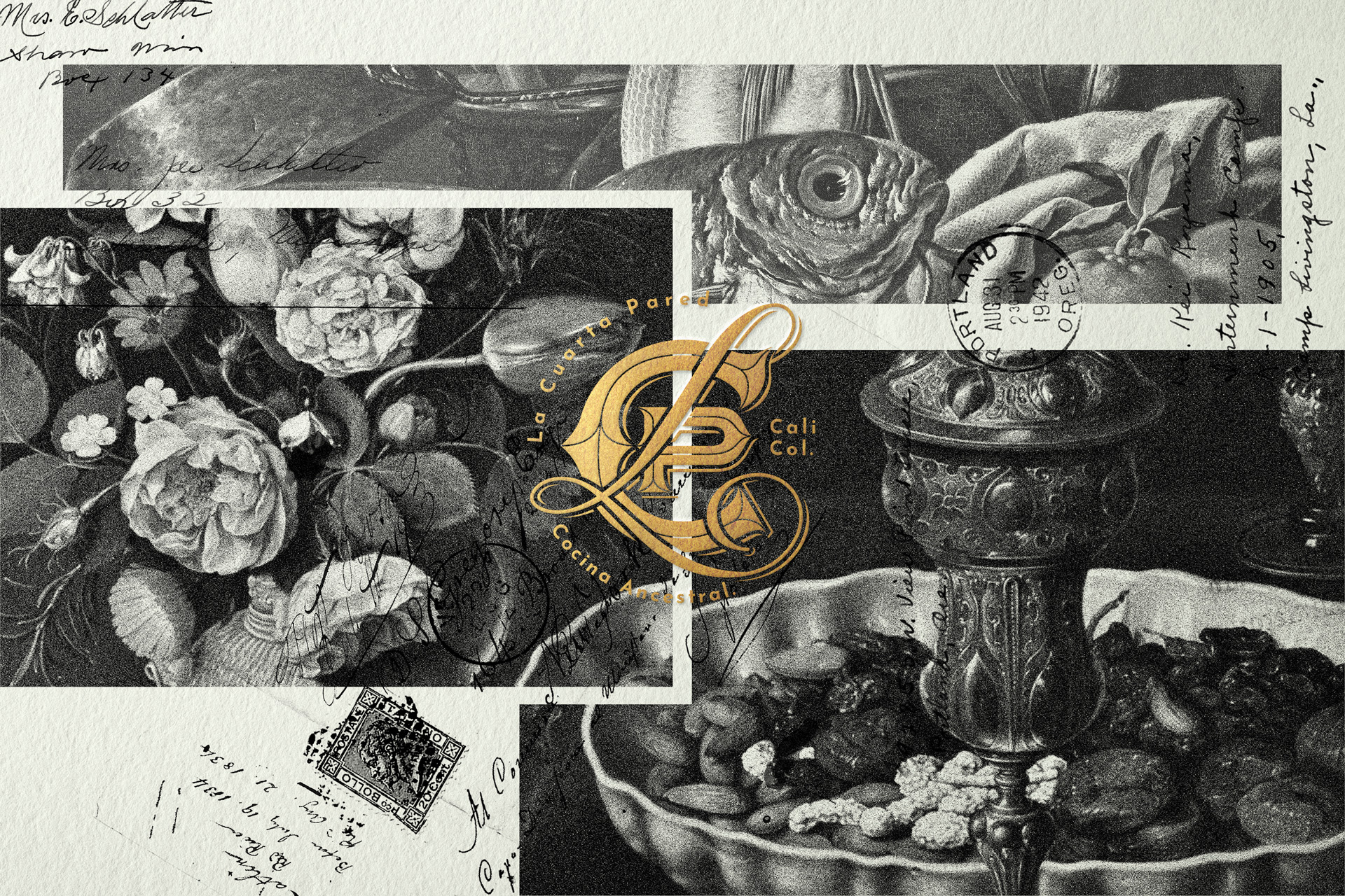 La Cuarta Pared Identity branding design graphic design illustration lettering logo type typography vector