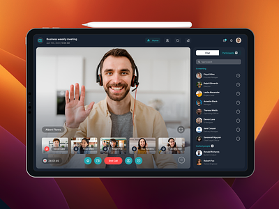 Video Conference App, meeting, Video Conference, Livestream clean community conference couplogo studio dashboard event live livestream md yeasin arafat meeting app meeting website meetup online meet online meeting seminar ui ux video call video chat video communication