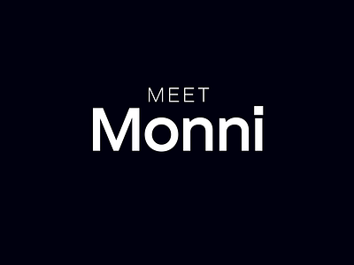 Monni In Motion autoplay branding font design fonts graphic design matt chansky motion graphics typography