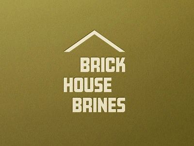 Brick House Brines branding brick brines design house identity la layout logo louisiana mark menu new orleans nola pickle pickles pickling pop up sticker stickers