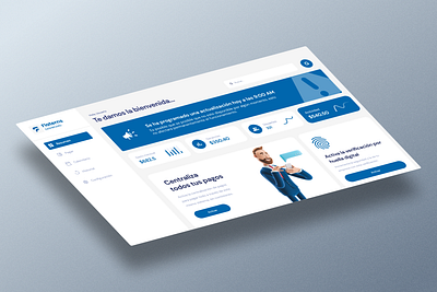 FLATERNS CLIENTS DASHBOARD 3d dashboard mockup payment ui web