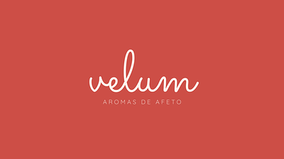 Velum, Aromas de afeto. branding candle graphic design logo
